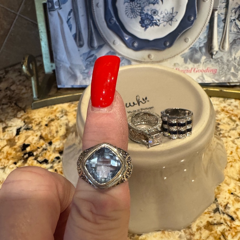 Elegant Silver Rings Set - Picture 4 of 4